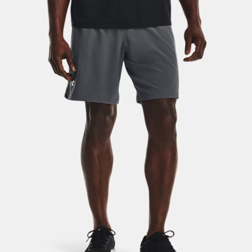 Under Armour Speed Pocket Men's Athletic Shorts Grey Size Large
